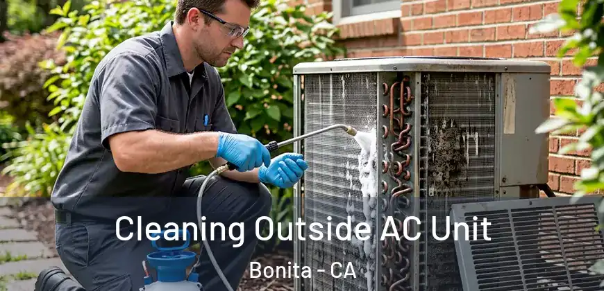 Cleaning Outside AC Unit Bonita - CA