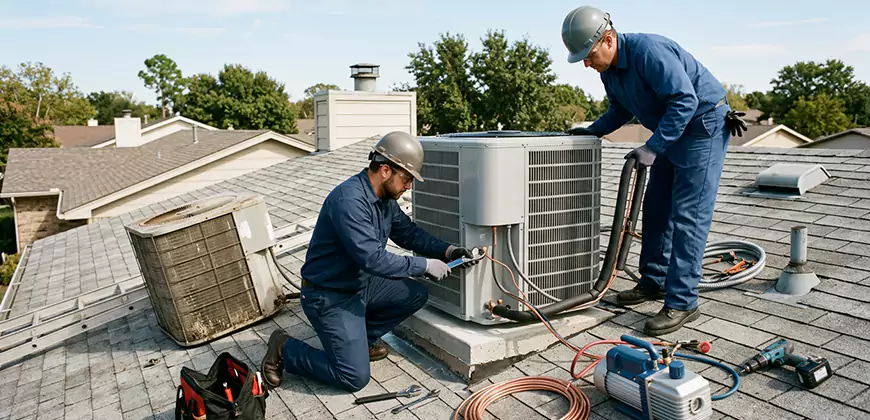 High-Efficiency Condenser Installation in Bonita